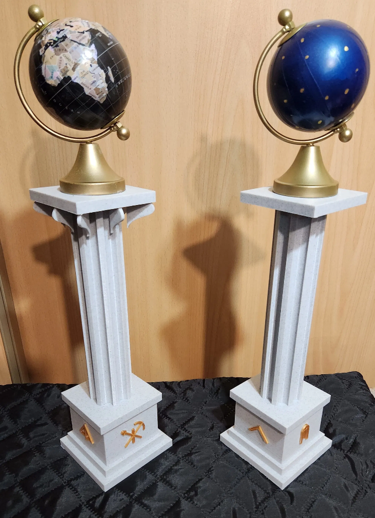 Colonnes de Surveillants, imprimées 3D, belle finition