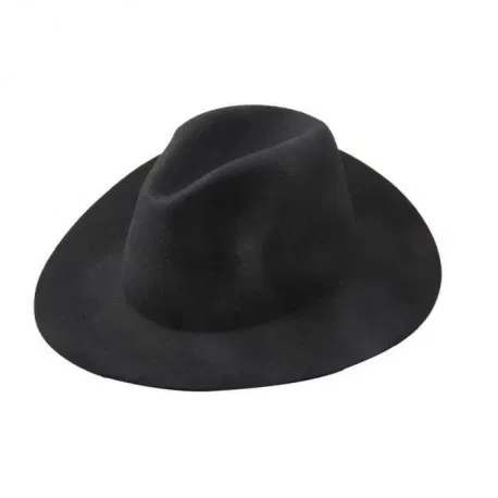 Chapeau en feutre noir, Rite Français,  préciser la taille