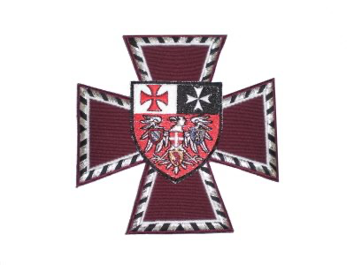 Badge de manteau brodé main pour Grand Officier du Temple