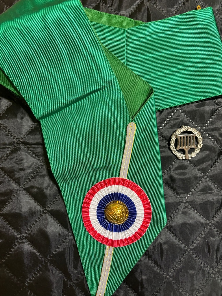 Sautoir d'Officier d'Atelier avec cocarde tricolore