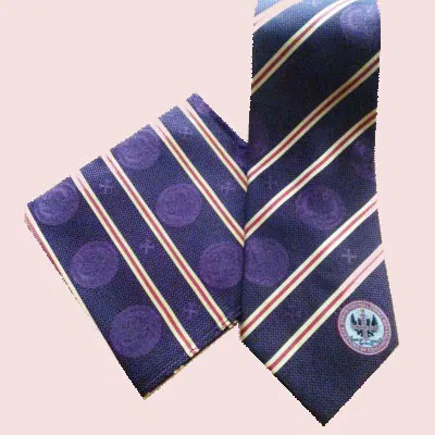 Cravate de l'Ordre type UK CRC avec pochette