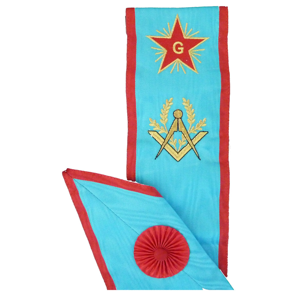 Echarpe de maitre REAA (Sans)