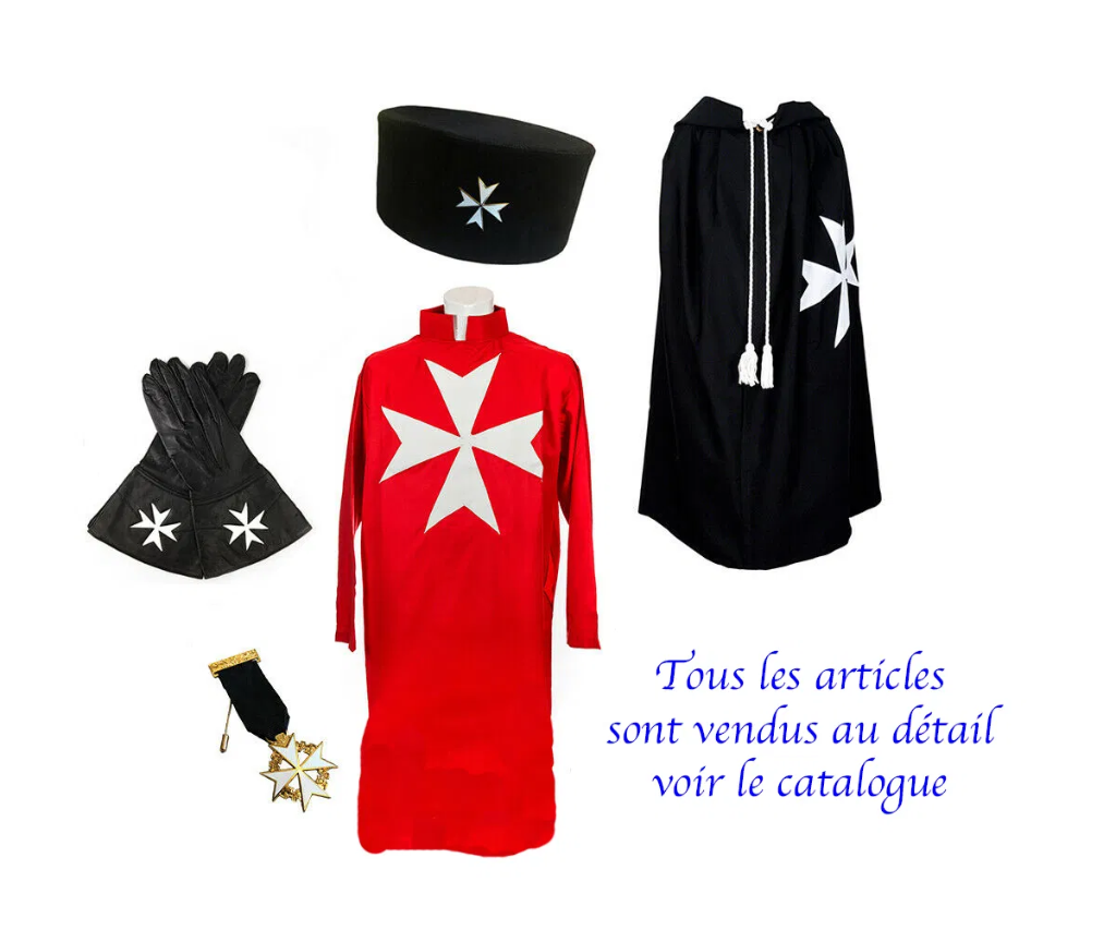 Tunique de chevalier du Temple ou de chevalier de Malte (à préciser) (Chevalier du Temple)