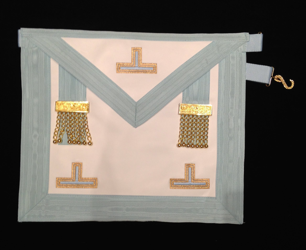 RER Tablier de V.M  peau emblèmes brodés main (Avec)