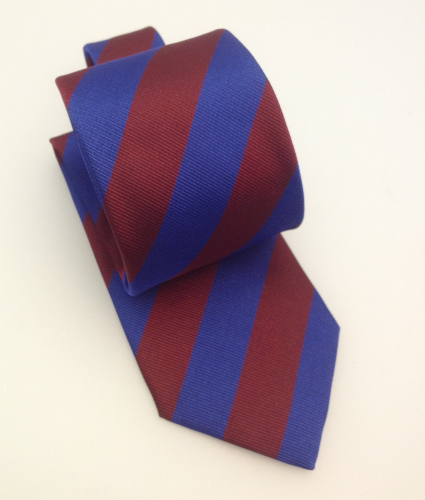 ARD Cravate A.R. bleue et rouge