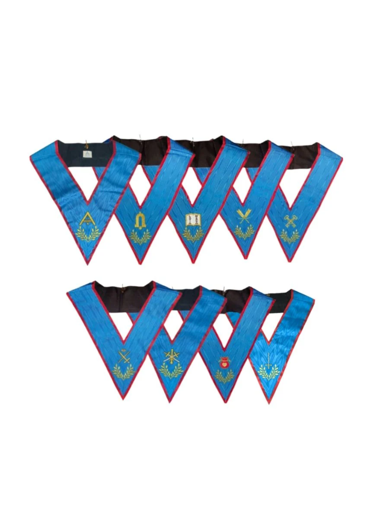 Pack 9 Sautoirs d'Officiers REAA