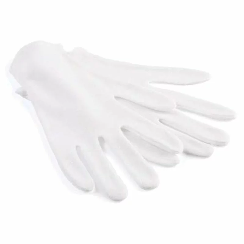 Gants blancs en nylon